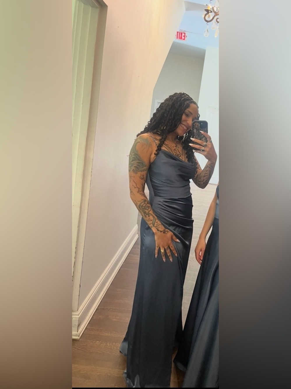 Birdy Grey bridesmaid dress French blue matte